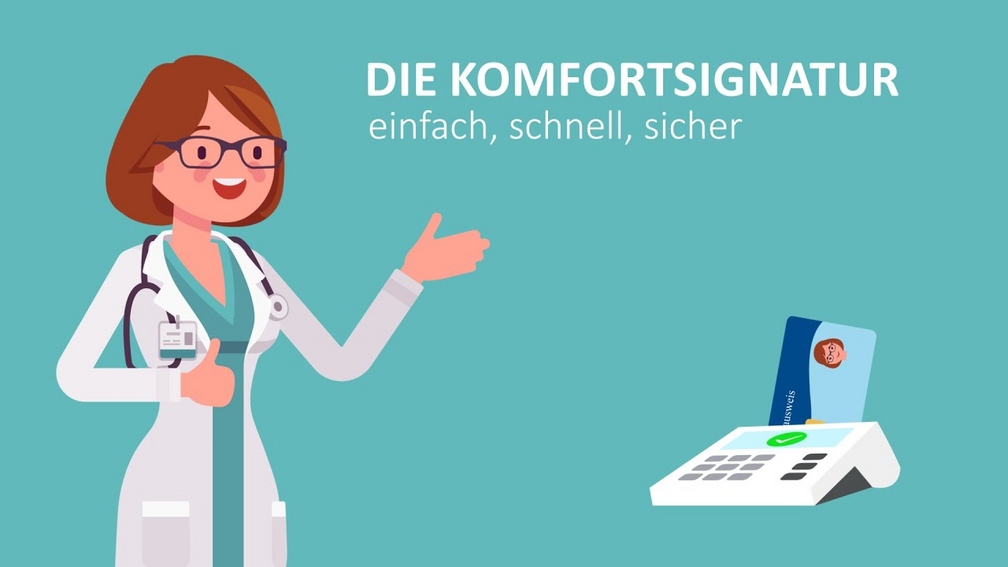 YouTube öffnen und Video starten: Die Komfortsignatur: einfach, schnell und sicher