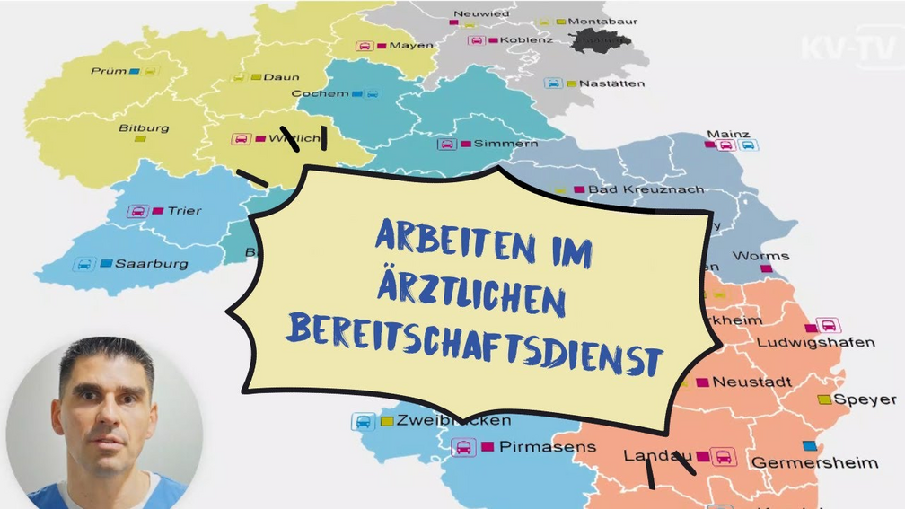YouTube öffnen und Video starten: Ärztlicher Bereitschaftsdienst in Rheinland-Pfalz: Was Ärztinnen und Ärzte im Dienst erwartet!