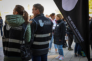 Protestaktion "WIR SEHEN SCHWARZ" | © KV RLP